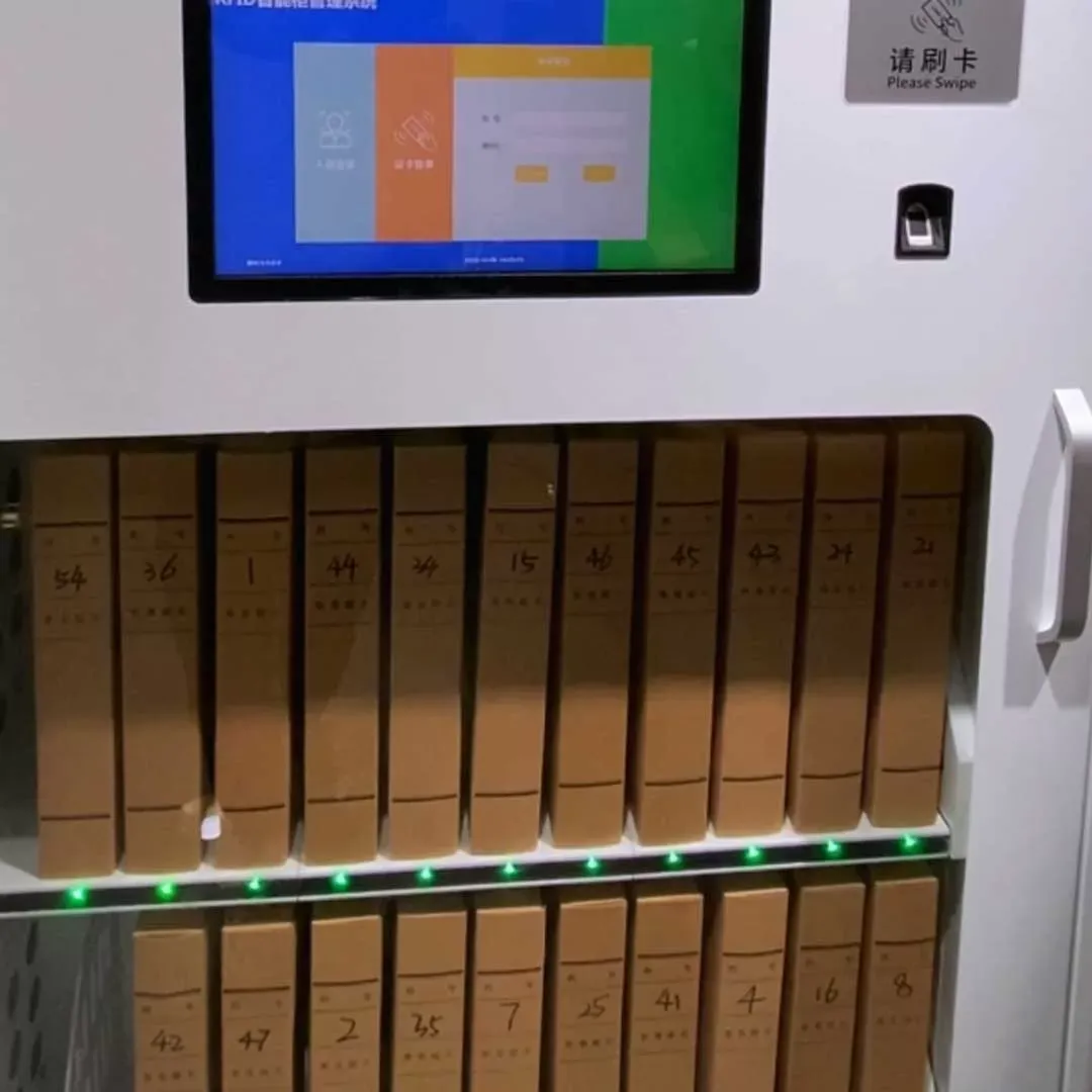 Positioning in the library cabinet-cykeo