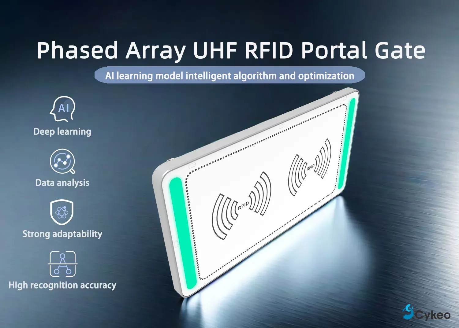 Phased Array UHF RFID Portal Gate