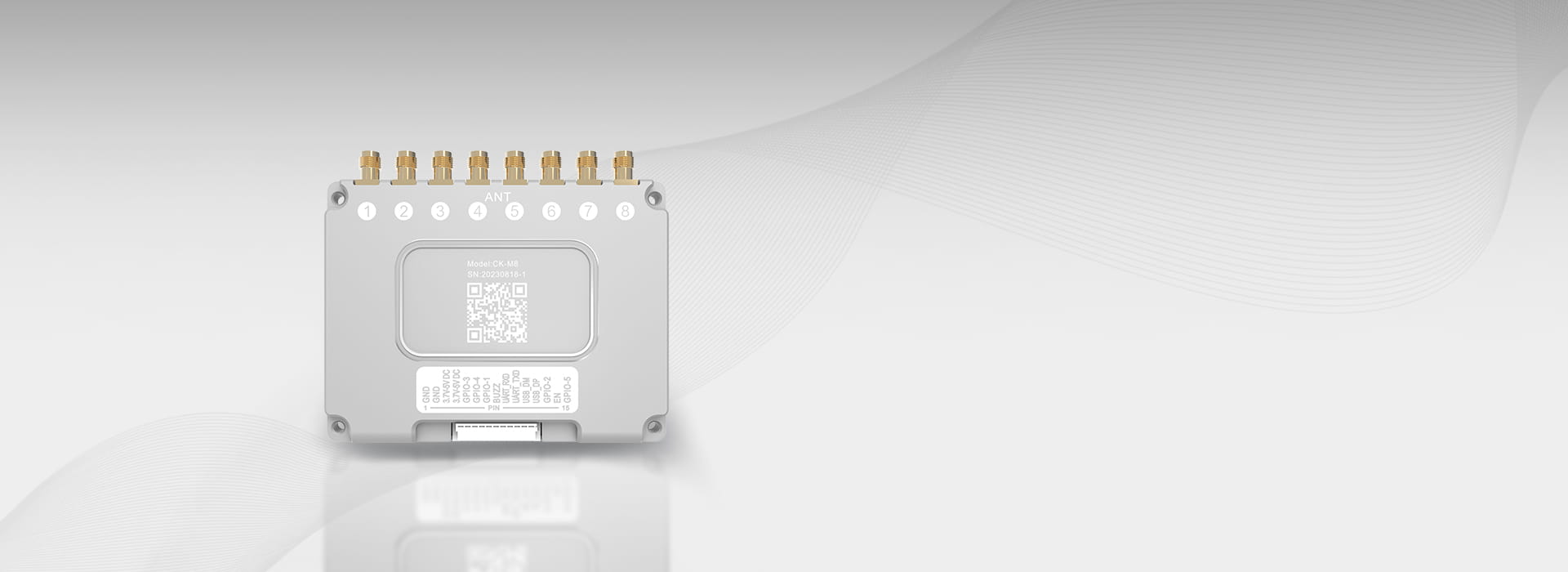 CK-M8 UHF RFID 8-PORT MODULE 1 CK-M8 8-Port UHF Module RFID RC522