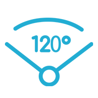 ​120° Wide-Angle