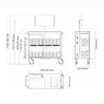 CK-C2 UHF RFID Inventory Scanner Cart​（images 9）