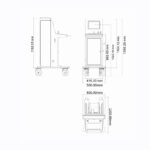 CK-C3 Warehouse RFID Scanner with Lift System（images 9）
