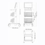 CK-C1 Mobile RFID Scanner Cart（images 8）