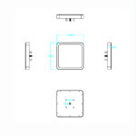CK-A6 6dBi Ultra-Thin RFID Panel Antenna（images 6）