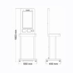 CK-DP6 RFID SELF-SERVICELIBRARY KIOSK​​（images 9）