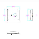 ​​CK-A8 8dBi UHF RFID Antenna and Reader Combo（images 6）