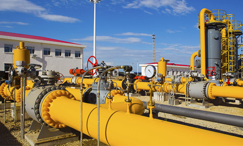 Natural gas facility pipeline valves