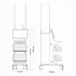 CK-C1A MANUAL LIFT RFID INVENTORY CARY（images 9）