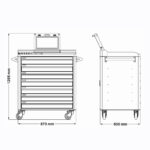 CK-GTC7C RFID Tool Cart（images 9）