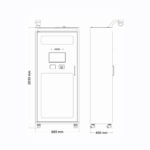 CK-G90H RFID Anti-Theft Archive Cabinet（images 9）