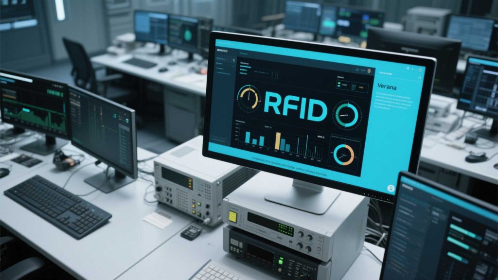 Dashboard showing the read rate before and after the rfid antenna compatibility fix.