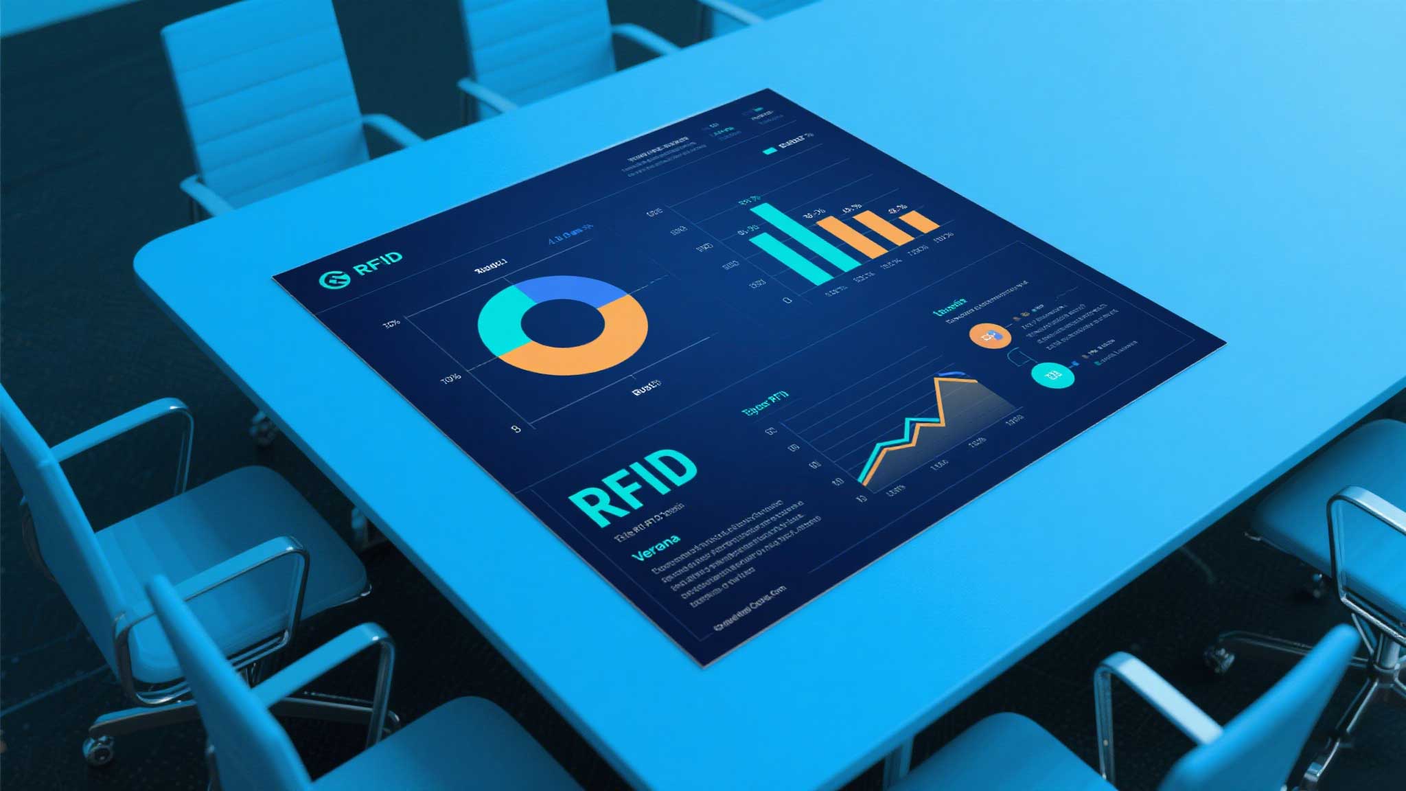 Power consumption graph comparing traditional vs. energy-efficient RFID antennas.