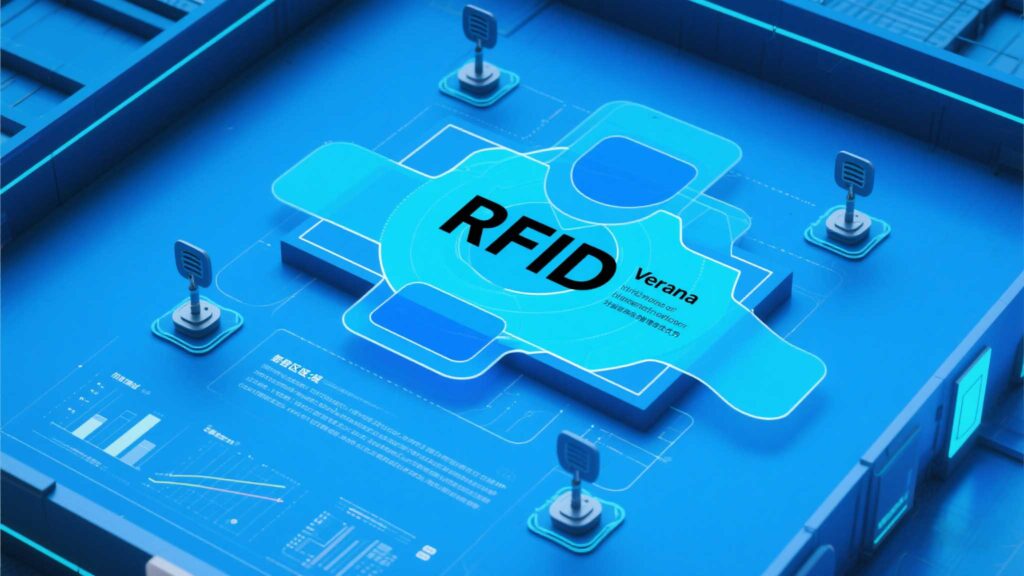 Diagram of overlapping RFID antenna zones in a clothing store.