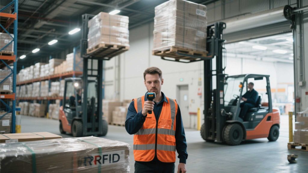 Warehouse teams rely on RFID scanners to handle the chaos of modern logistics