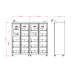 CK-GY2B Medical RFID Storage Cabinet&nbsp;（images 8）