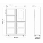 CK-G68C RFID School Library Cabinet（images 8）