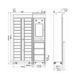 CK-G0628 UHF RFID Locker System（images 8）