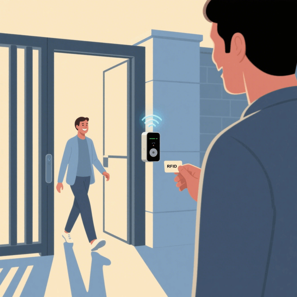 The convenience and ease of use of the RFID gate opener