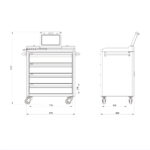 CK-GTC4 INDUSTRIAL RFID TOOL CART（images 9）
