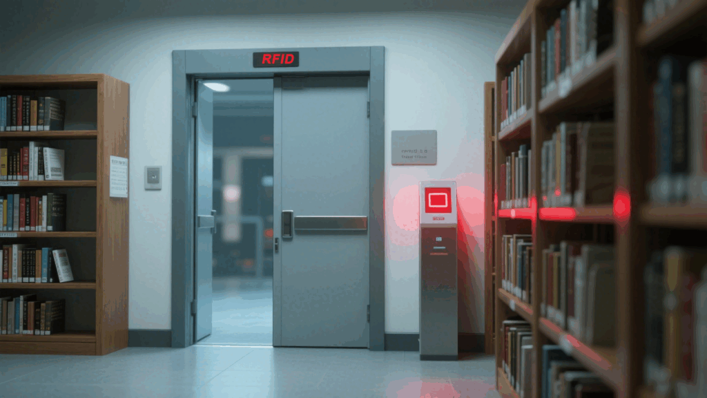 RFID Self-Service Kiosk Completes the Borrowing Process