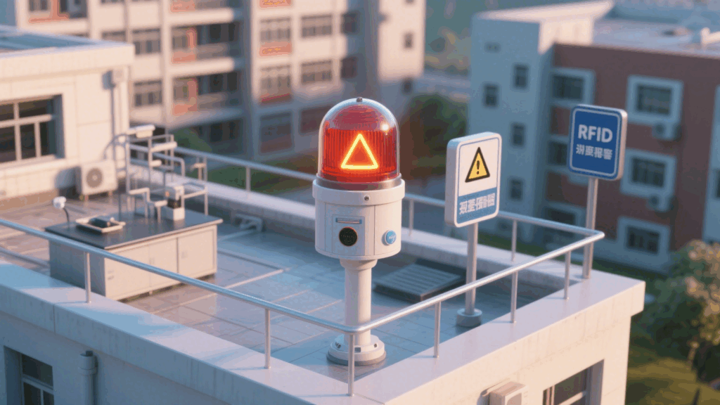 Campus Safety Monitoring Application of RFID Proximity Alarms