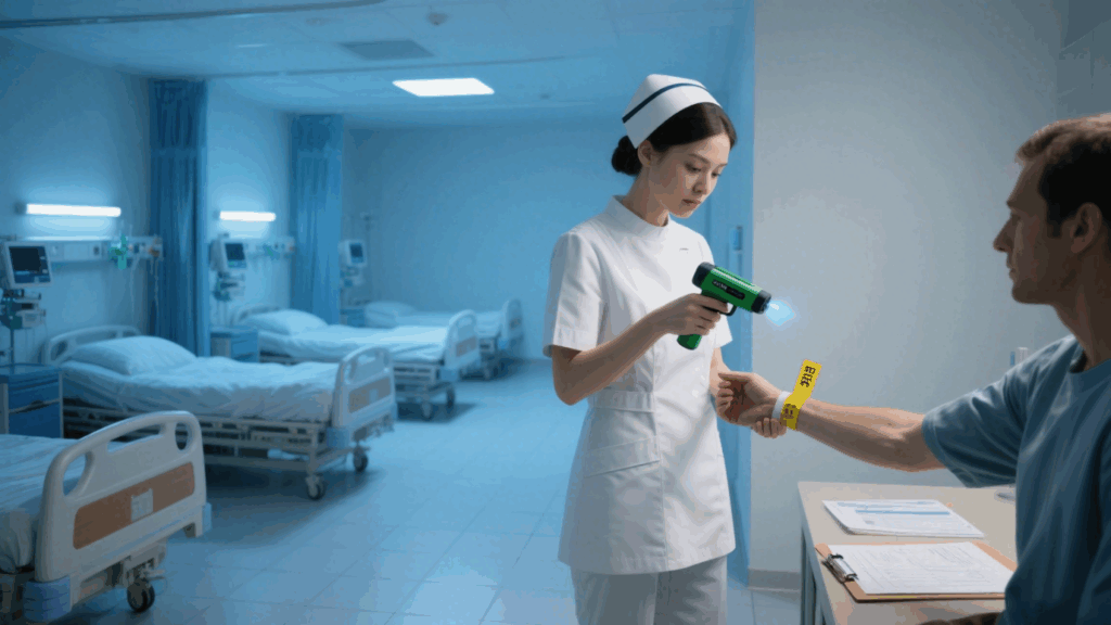 Hospitals Nursing use RFID scanners