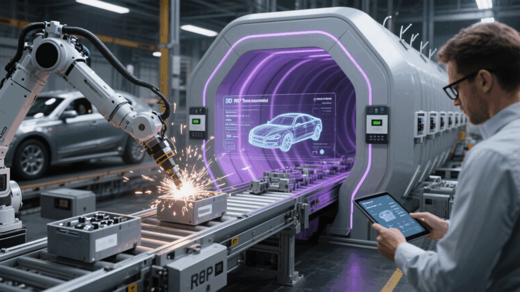 Application of RFID Tunnel in the manufacturing sector