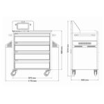 CK-GTC4C RFID Workshop Tool Control Cart（images 8）