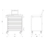 CK-GTC7A RFID Real-Time Tool Tracking Cart（images 8）