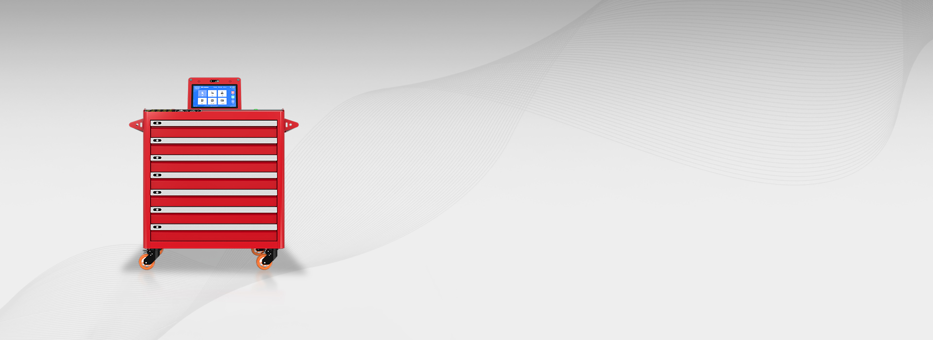 CK-GTC7A RFID Real-Time Tool Tracking Cart（images 1）