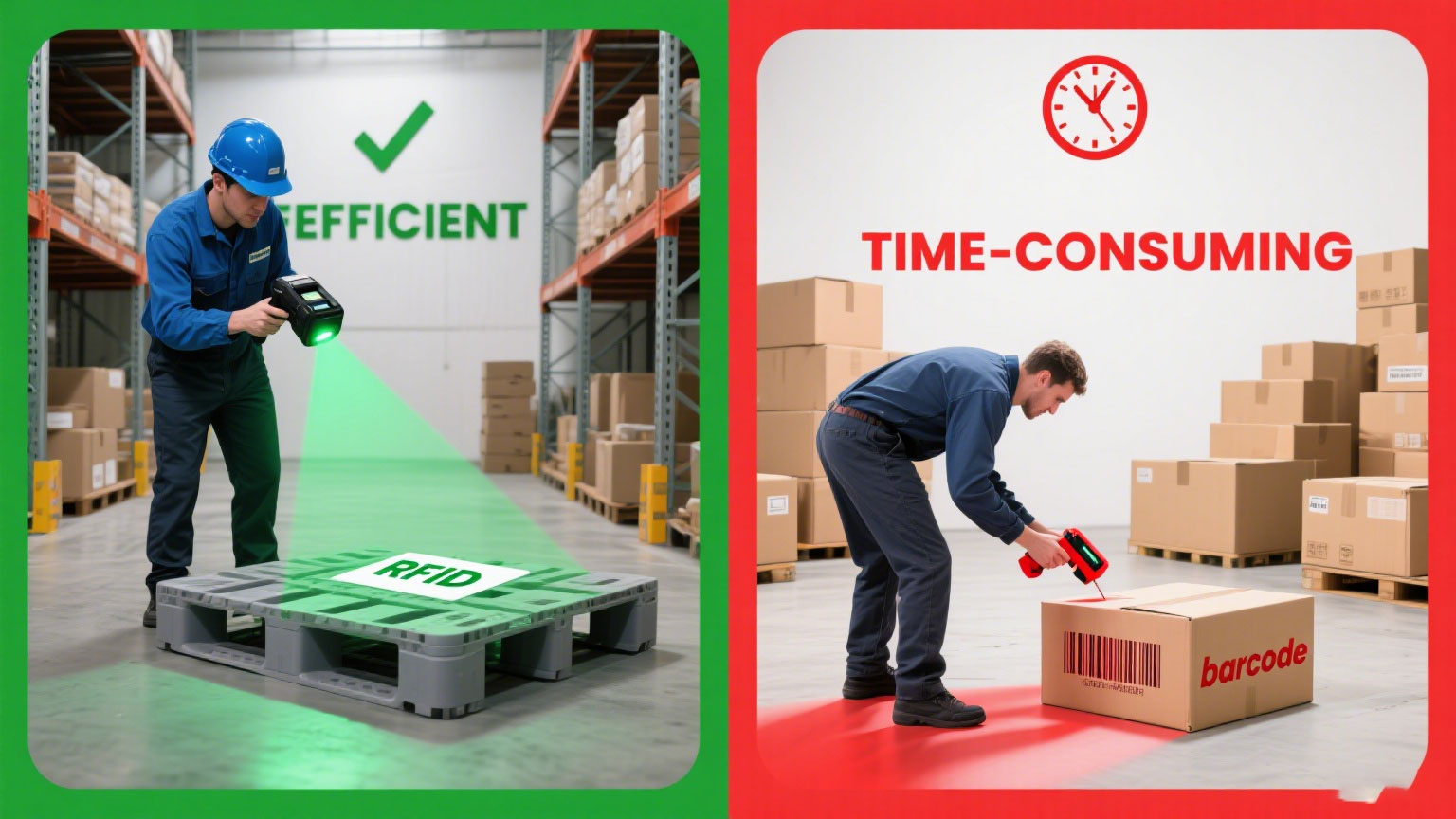Barcode Reader vs RFID Reader: The Ultimate Scanning Showdown