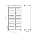 CK-G1216 UHF RFID Precious Metal Cabinet（images 11）