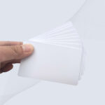 Left side view of CYKEO UHF RFID Card showing card thickness and edge finish