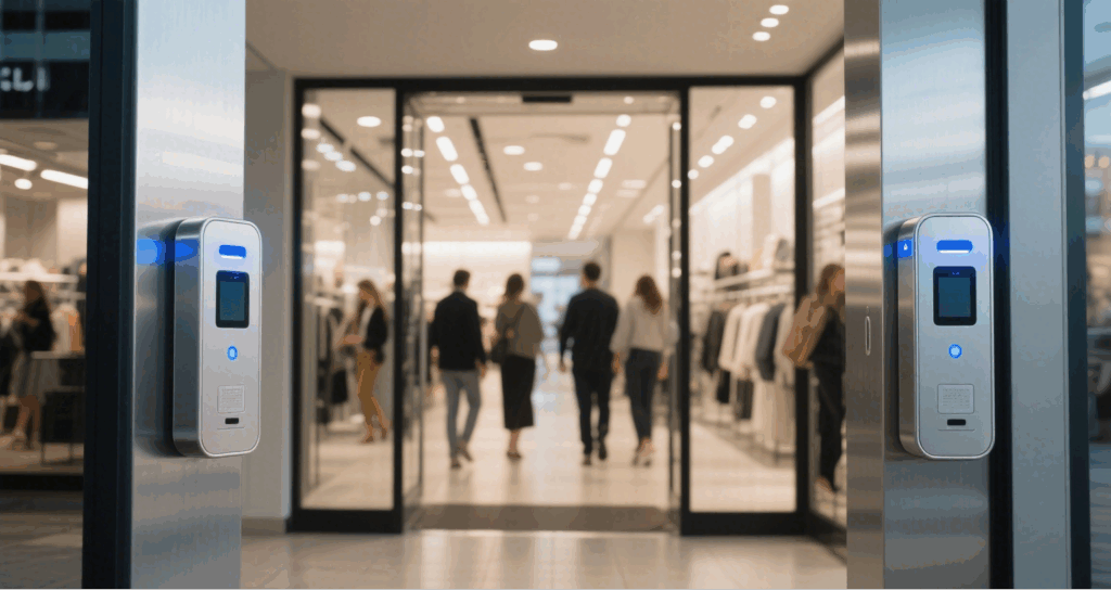 Security tag reader in retail application