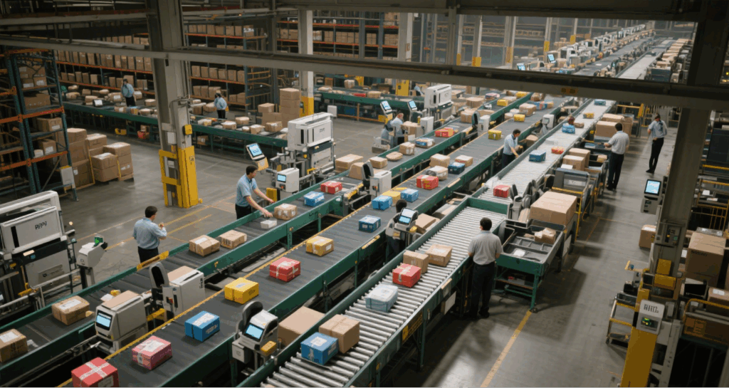 RFID systems auto-match orders with cargo data to optimize sorting paths.