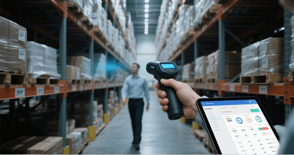  RFID's advantages in long-distance reading, batch scanning, and industrial-grade interference resistance, making it essential for logistics and warehouse operations.