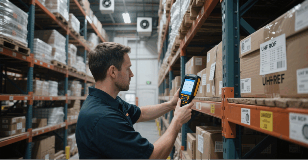 UHF RFID Tags in Logistics Environments