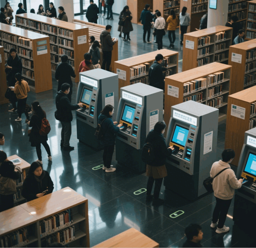RFID tags play a crucial role in the digital management of libraries.