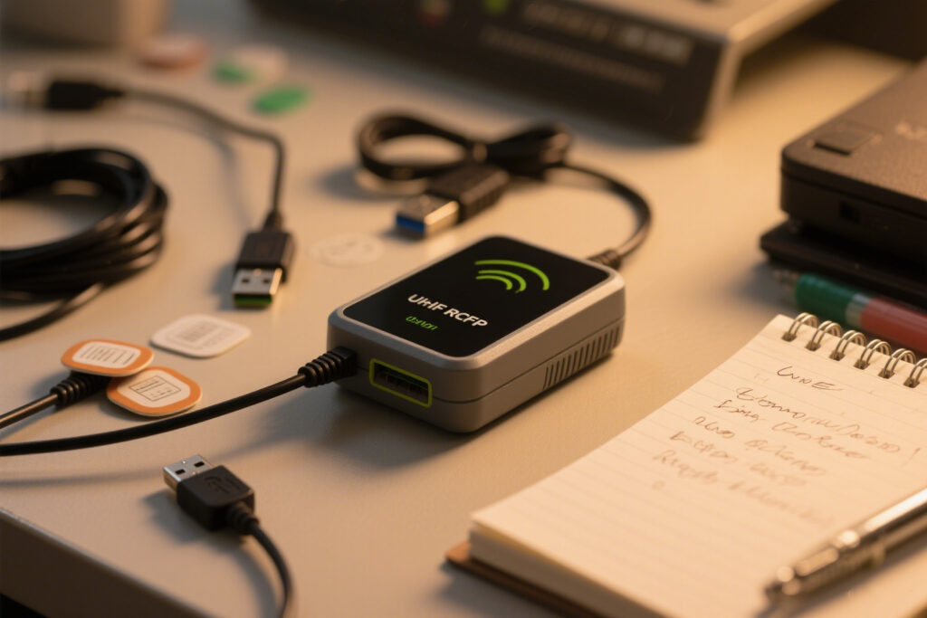 How to Choose a USB UHF RFID Reader: From “Desktop Gadget” to “Factory Warrior” – Lessons Learned 1 The exterior may look simple, but read distance and speed require repeated testing to meet expectations.