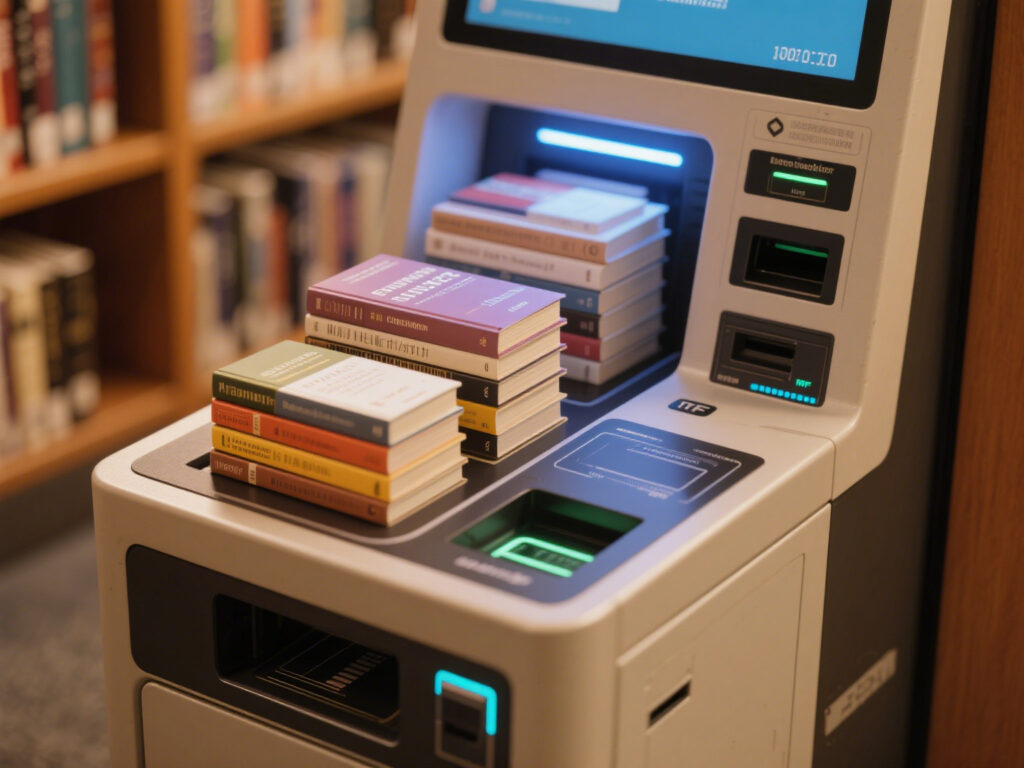  RFID technology allows readers to borrow and return books without scanning each one individually, greatly reducing wait times.