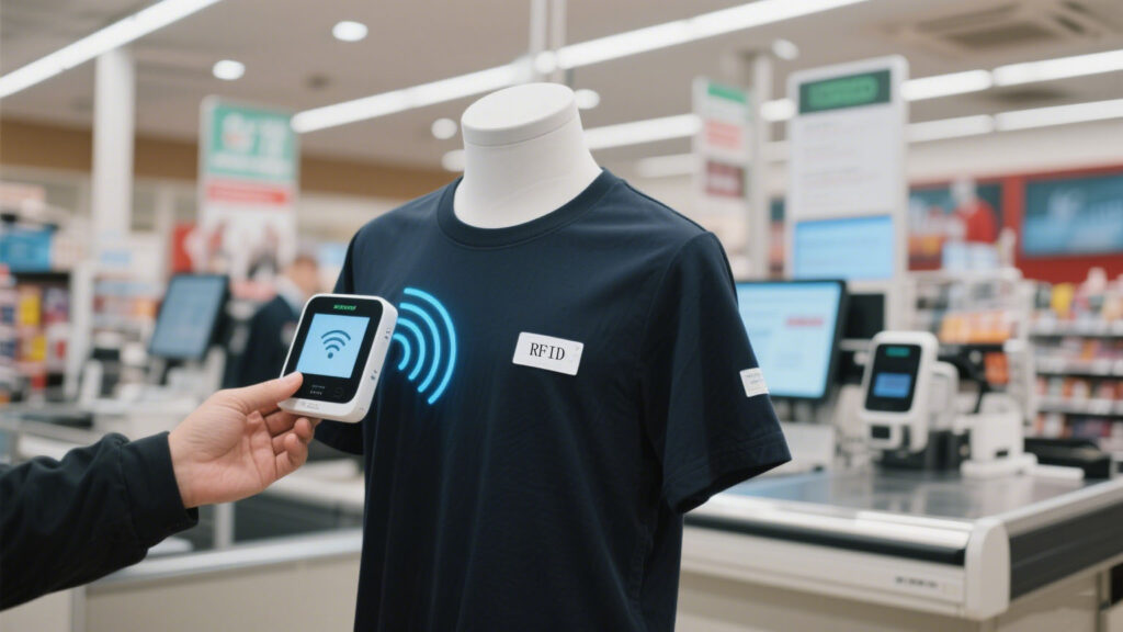 RFID tag identification mechanism diagram