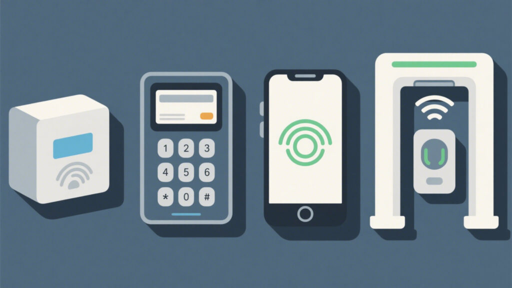 Comparison of different types of RFID readers