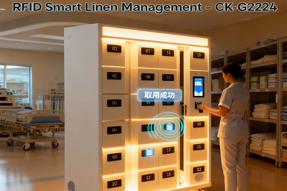 CK-G224 RFID Linen Management Cabinet in Hospital Ward