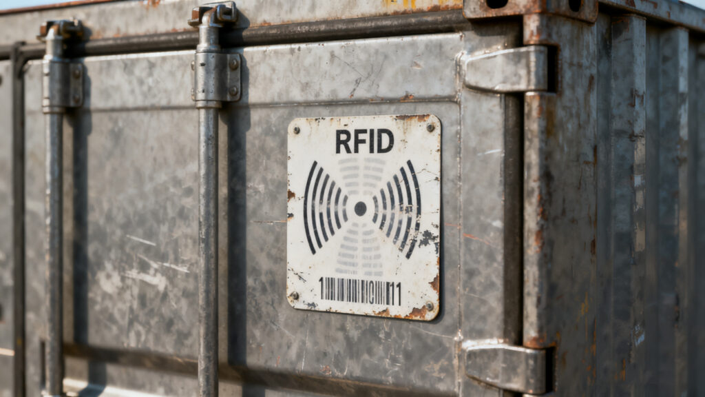 Metal RFID Tag Close-up