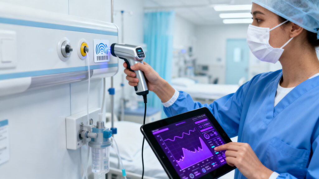 Mobile RFID Reader in Healthcare Facility