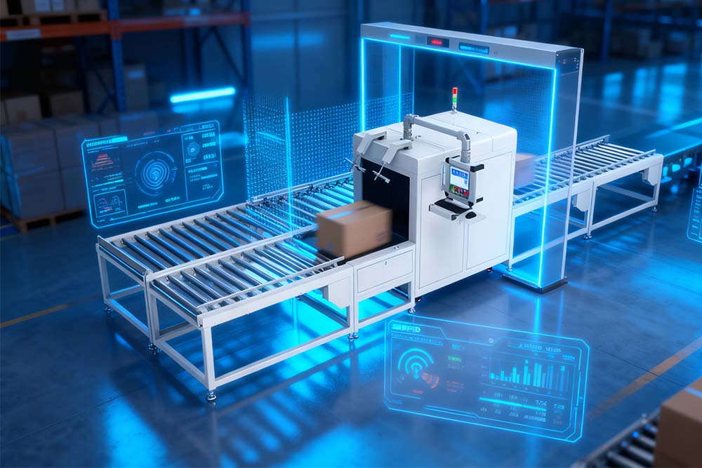 Modern warehouse RFID tunnel machine