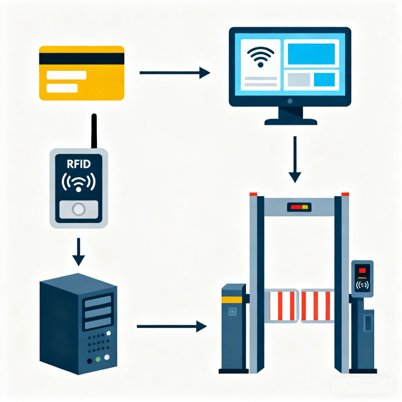 RFID Gate Access Control System ,Secure & Efficient Access for People ...
