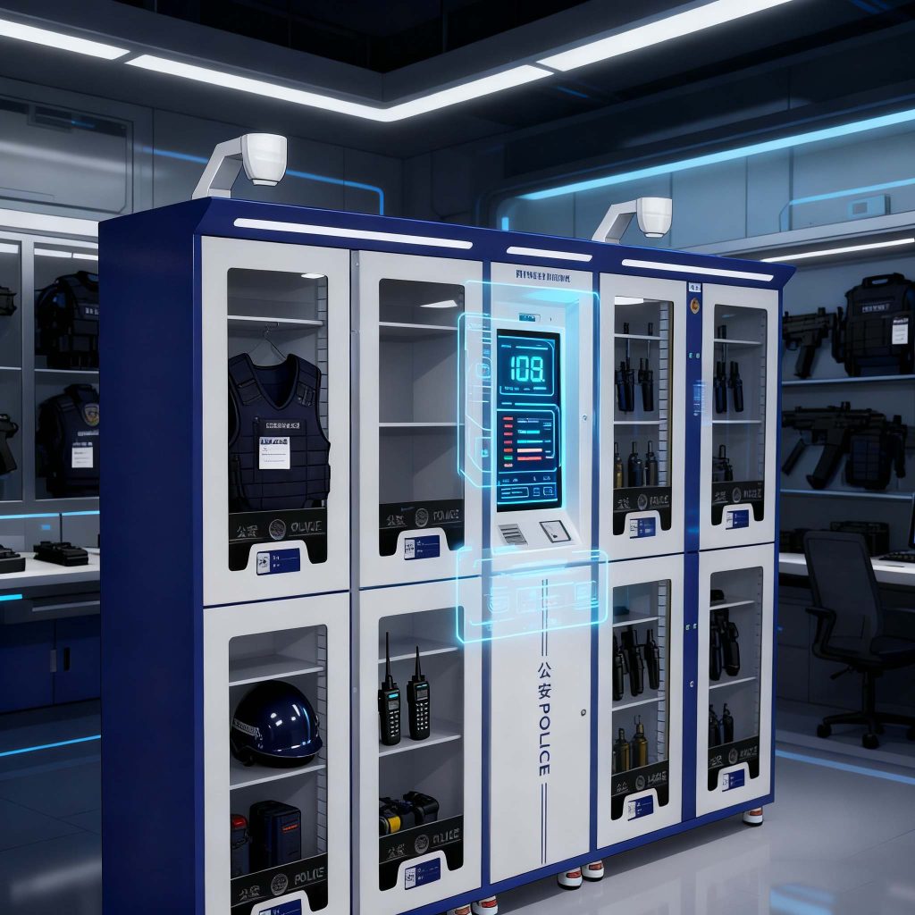 RFID intelligent police equipment cabinet  security cabinet design