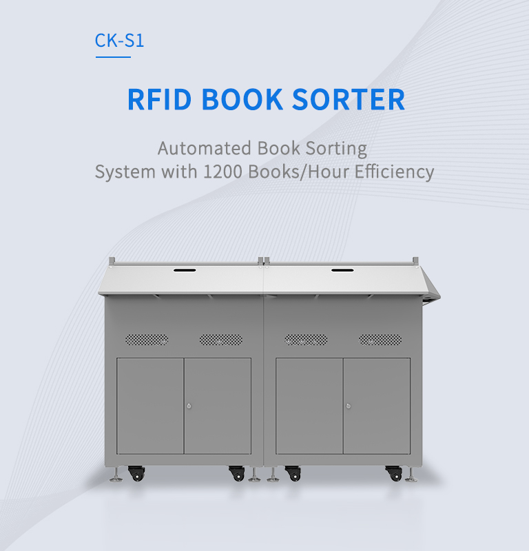 CK-S1 RFID LIBRARY BOOK RETURN SORTING SYSTEM 2 CK-S1 Library Book RFID Sorter System