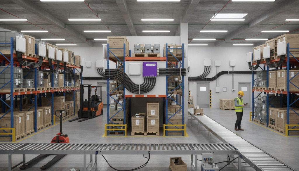 Asset tracking system using fixed UHF RFID reader